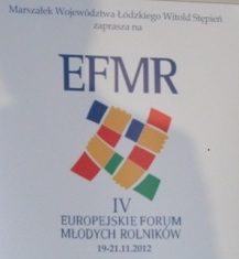 EUROPEJSKIE FORUM MŁODYCH ROLNIKÓW