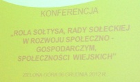 KONFERENCJA LUBUSKICH SOŁTYSÓW