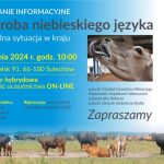 CHOROBA NIEBIESKIEGO JĘZYKA -SPOTKANIE INFORMACYJNE